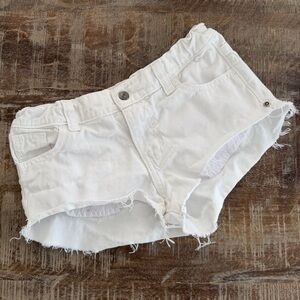 SABZ White Denim Jean Shorts Size 12